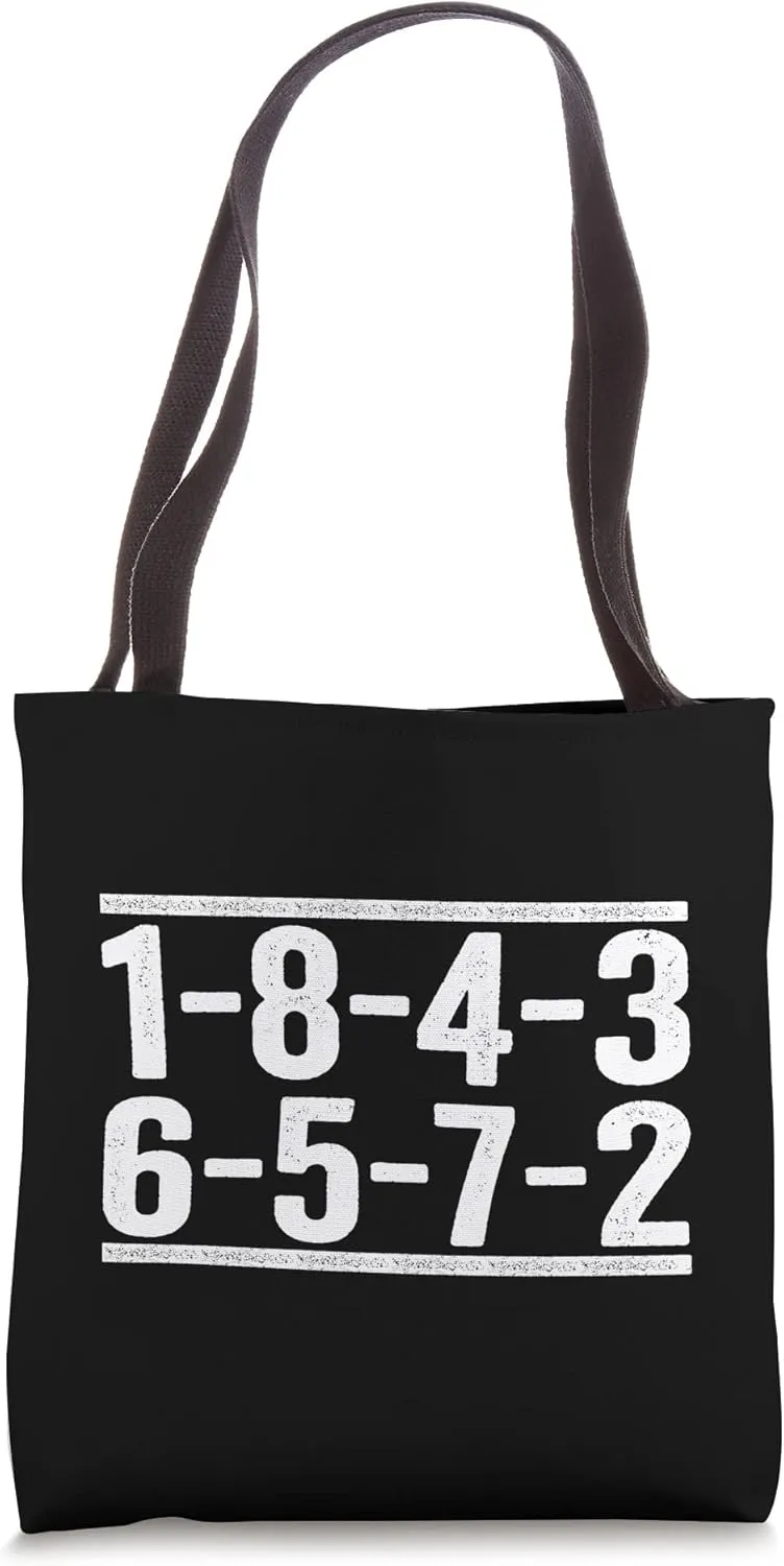 1-8-4-3-6-5-7-2 Firing Order Big Block Race Car Guy Garage Tote Bag