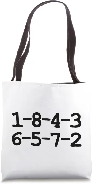 1-8-4-3-6-5-7-2 Firing Order Big Block V8 Car Guy Garage Tote Bag