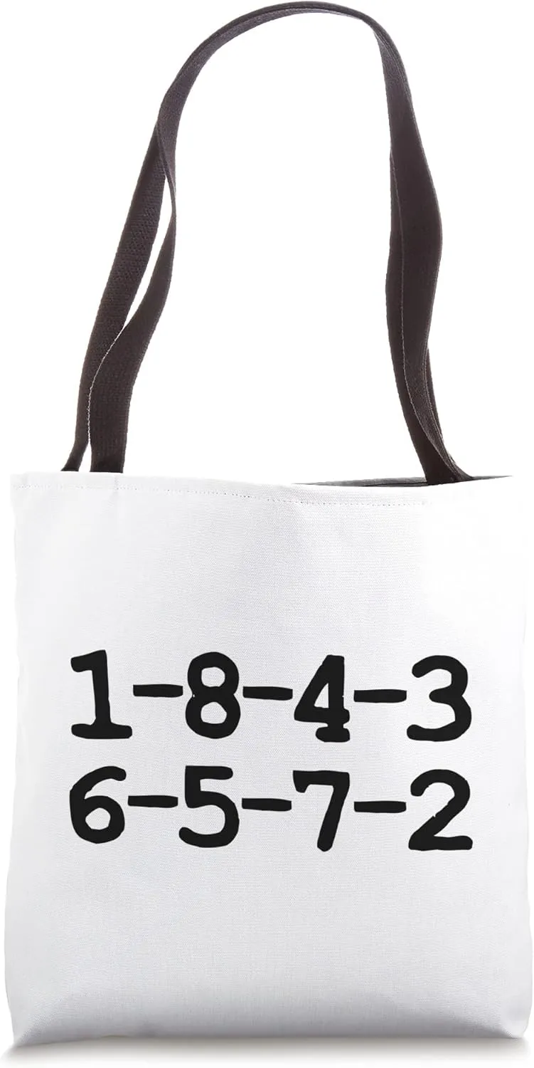 1-8-4-3-6-5-7-2 Firing Order Big Block V8 Car Guy Garage Tote Bag