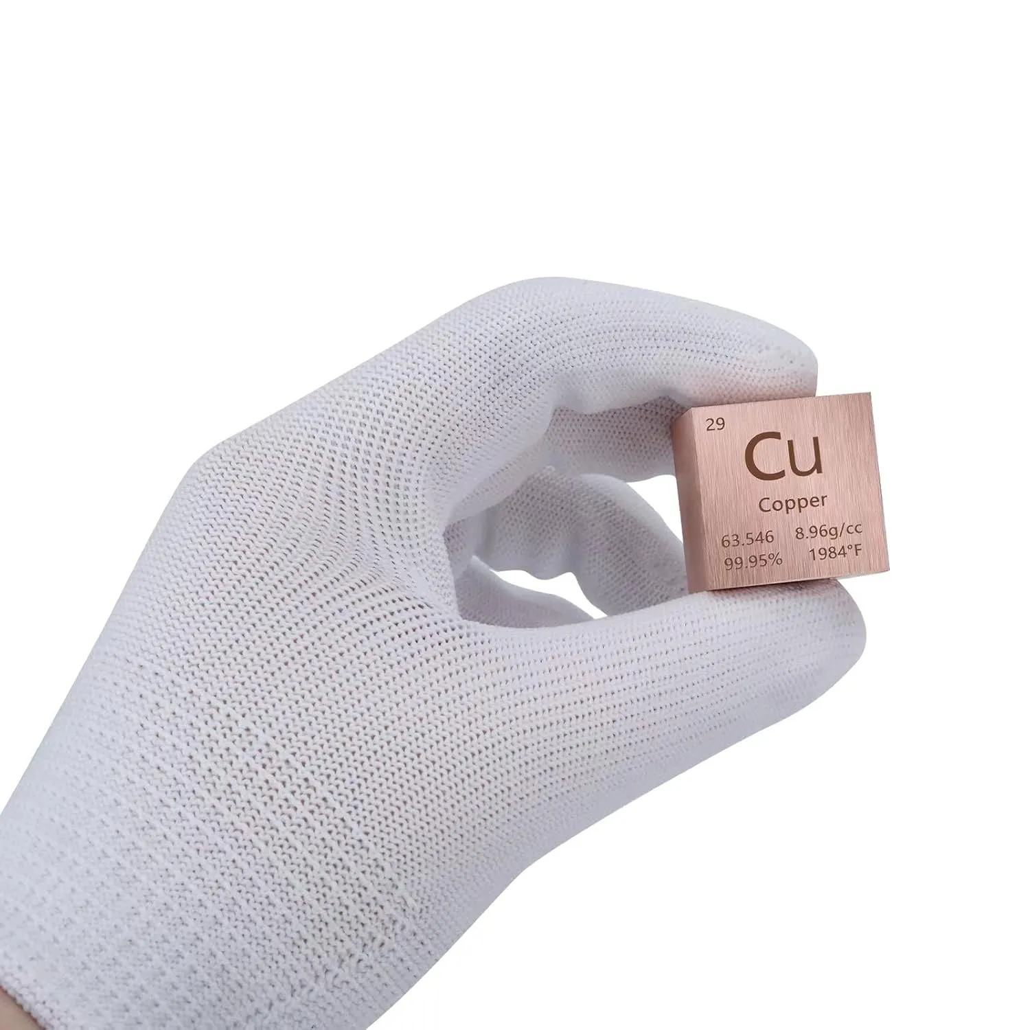 1 Inch Cuprum Cube Metal, High Density Element Cube Pure Metal, for Element Collections Lab Experiment Material,Elemental Collection Hobby,Gift for Children (Cuprum)