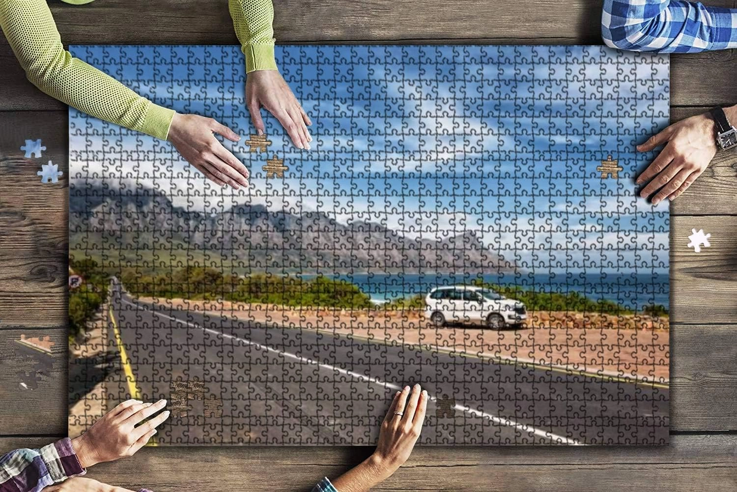 1000 Piece Making a Stop on Road Trip Trough South Africa on The Garden Route Large Piece Jigsaw Puzzles for Adults Educational Toy for Kids Creative Games Entertainment Wooden Puzzles Home Decor