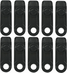 10* Portable Tents Heavy Duty Reusable Tent Tarp Tarpaulin Clips Clamps Buckle Camping Tools Accessory