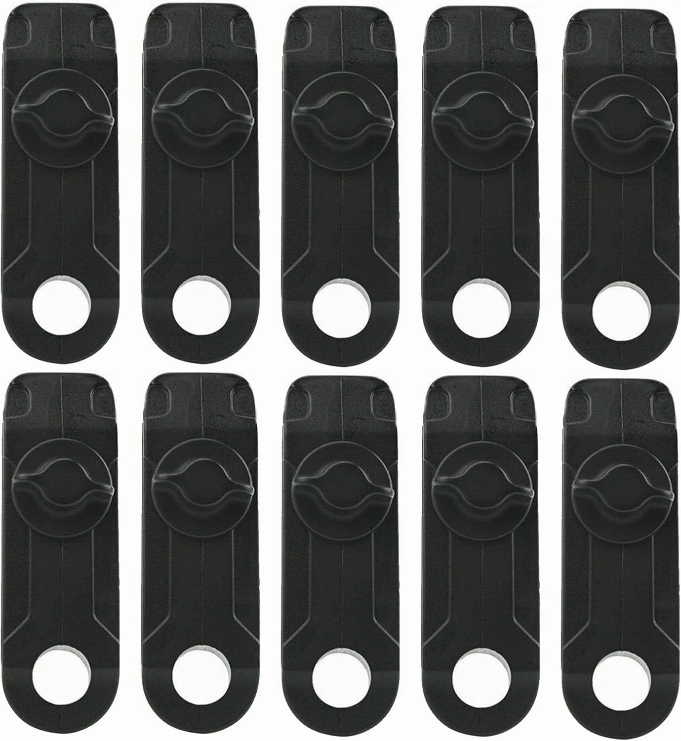10* Portable Tents Heavy Duty Reusable Tent Tarp Tarpaulin Clips Clamps Buckle Camping Tools Accessory