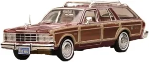 1:24 for Chryslers Lebaron Alloy Car Model Static Display Collectible Souvenir Mini Simulation Toys(Brown)