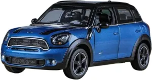 1:24 for Mini Countryman Alloy Car Model Diecasts Metal Vehicles Collection Souvenir Mini Simulation Toys(Blue)