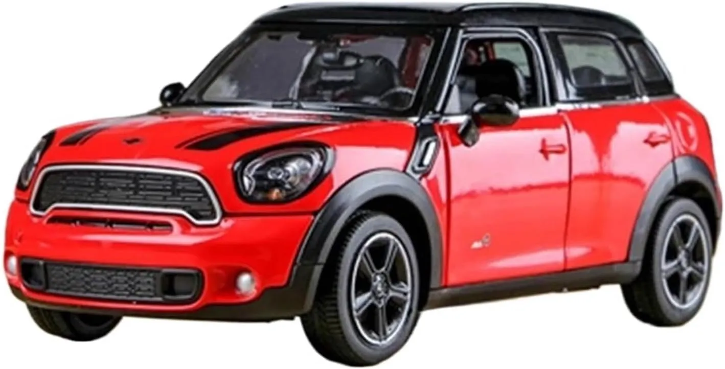 1:24 for Mini Countryman Alloy Car Model Diecasts Metal Vehicles Collection Souvenir Mini Simulation Toys(Blue)