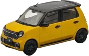 1:43 for Honda N-ONE RS Yellow Pearl Diecast Model Car Collection Souvenir
