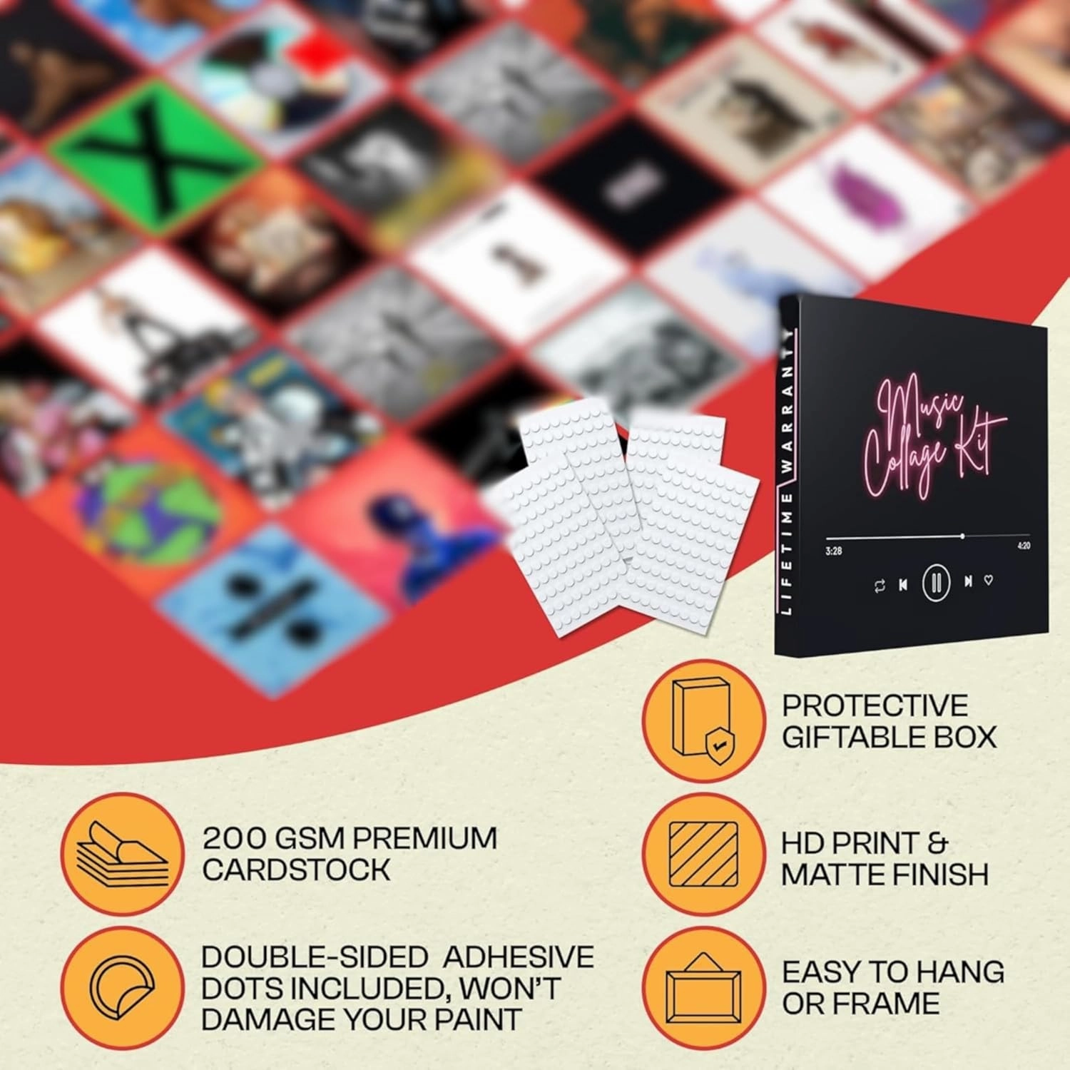 150 Pcs Unique America | Album Cover Posters, Music Posters, Bedroom Posters, Rapper Room Decor, Music Artist Posters, Rap Album Art, 6x6 Inch Prints | 100 Posters & 50 Stickers… (150 pcs)
