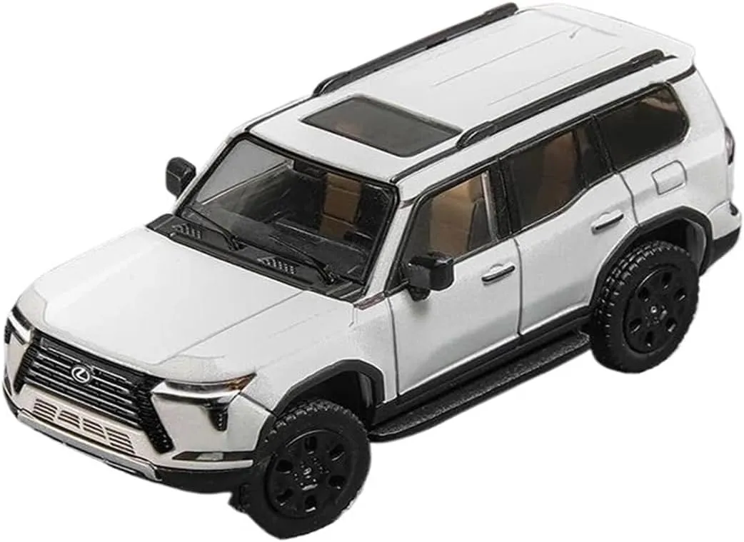 1:64 for Lexus GX550 Off-Road Diecast Alloy Car Model Simulation Collection Artwork Mini Simulation Toys(Green)