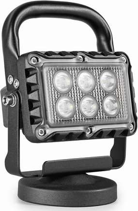 18W LED Work Light 2400 Lumens Aluminum Alloy High Brightness Strong Magnetic Base Wireless Portable Waterproof Dustproof Garage Workshop Car Repair Construction Site