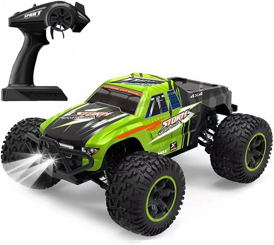 1:10 Remote Control Car for Kids Adults,55km/h High Speed Monster Trucks 4x4 Off-Road Hobby Fast RC Car,2.4GHz 4WD All Terrain Electric Vehicle Gifts for Boy Girl