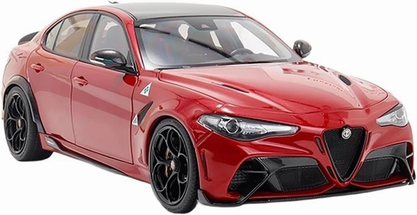 1 18 for Alfa Romeo Giulia GTA MH Alloy Full Open High-end Car Model Collection Hobby Ornaments Display Motor Vehicles Toys