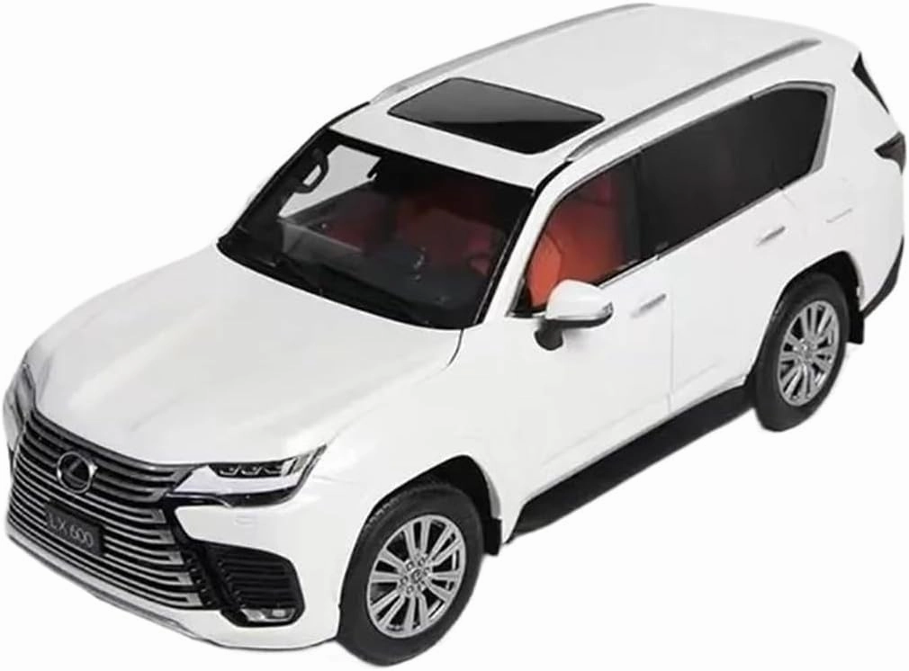 1:18 for Lexus LX600 SUV Alloy Car Model Collectible Ornaments Decorative Souvenirs Mini Simulation Toys(Green)