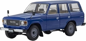 1:18 for Toyota Rand Land Cruiser LC60 Alloy Car Model Simulation Collection Ornament Mini Simulation Toys(Blue)