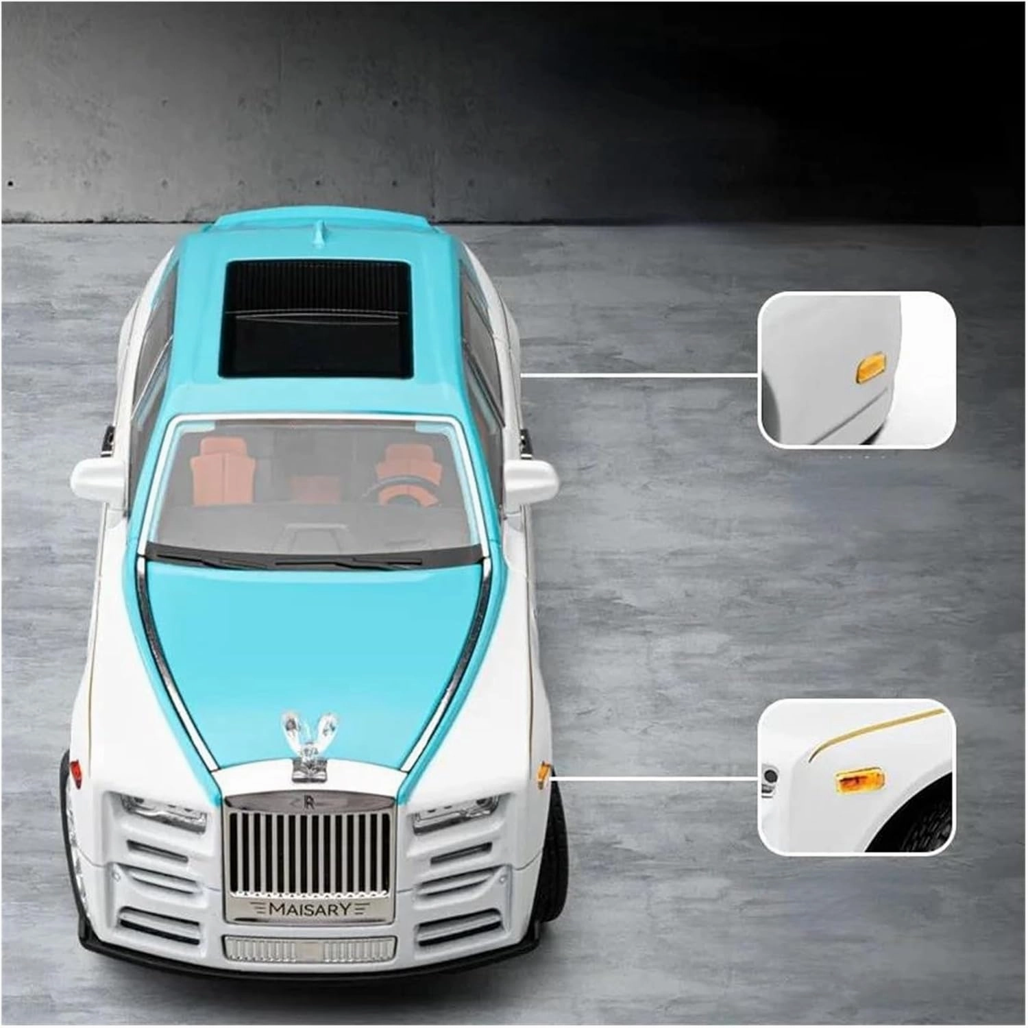 1:22 for Rolls-Royce Phantom Metal Diecast Model Car Wheel Pull Back Car Enthusiasts Collectibles Vehicle Gift Classic Cars Collectible(Black)