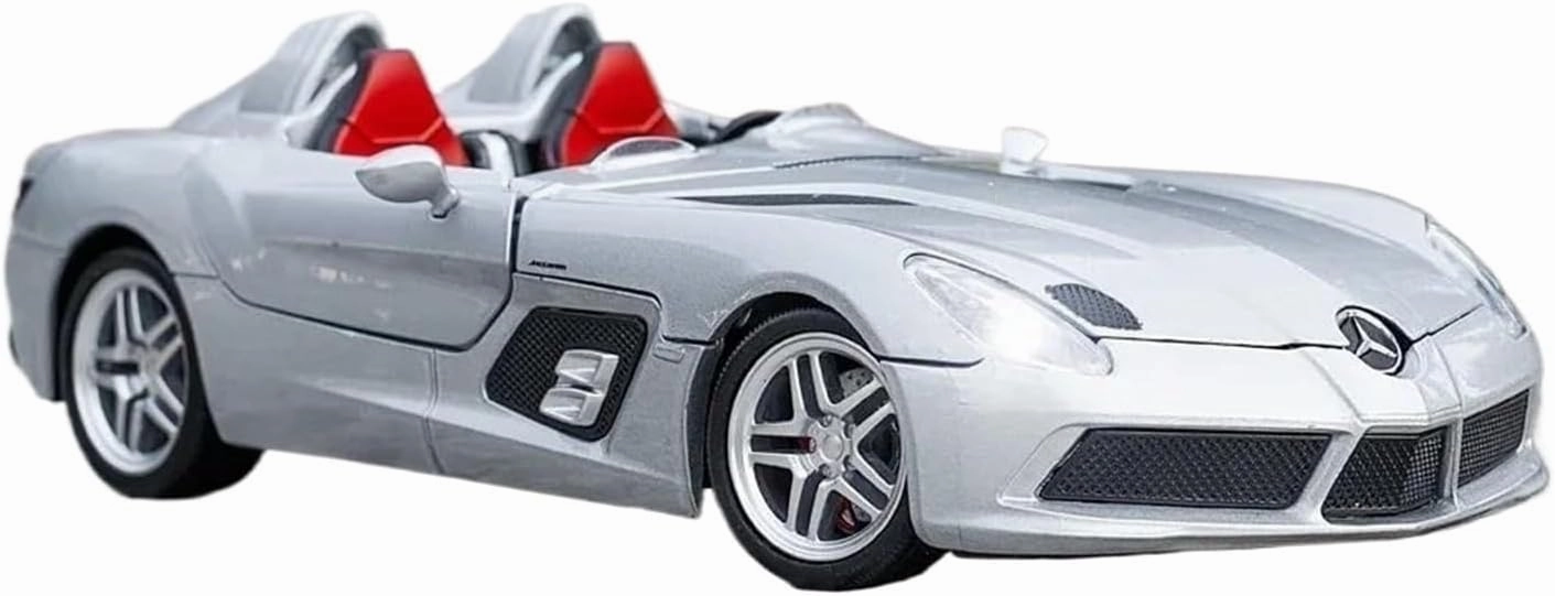 1：24 for SLR Convertible Sports Car Simulation Alloy Car Model Hobby Collection Souvenirs Mini Simulation Toys