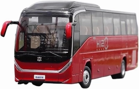 1:36 for Zhongtong Bus H12 Simulation Car Model Multifunctional Decorative Souvenirs Mini Simulation Toys