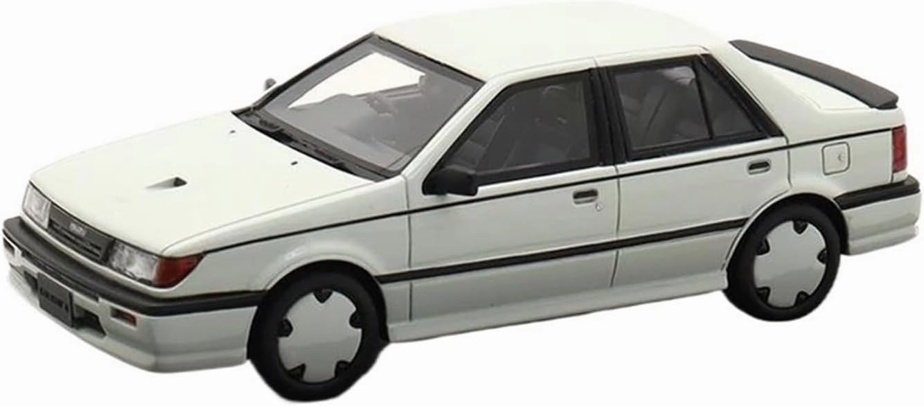 1:43 for Isuzu Gemini Turbo 1988 Classic Resin Car Model Collection Decoration Mini Simulation Toys(Blue)