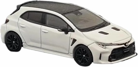 1:64 for GR Corolla RZ Super White Alloy Car Model Collectible Ornaments Decorative Souvenirs Mini Simulation Toys