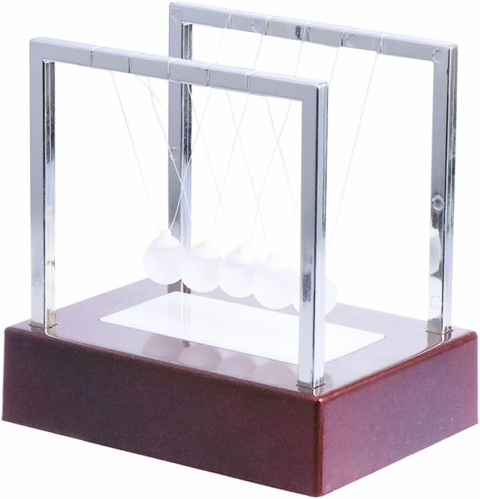 1pc Desktop Decoration Creative Pendulum Physics Ornament for Home Relief Toy No Battery Required for Science Enthusiasts