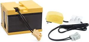 24V Battery   Charger for Peg Perego 24 Volt for John-Deere Gator XUV 6X4 Children Ride on Car (24V 8AH Battery   Charger)