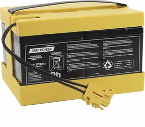 24V 12Ah Battery for Peg Perego 24 Volt for Polaris Ranger RZR IGOD0516US / for Polaris for Sportsman XP850 IGOD0515 Children Ride on Car Yellow Battery