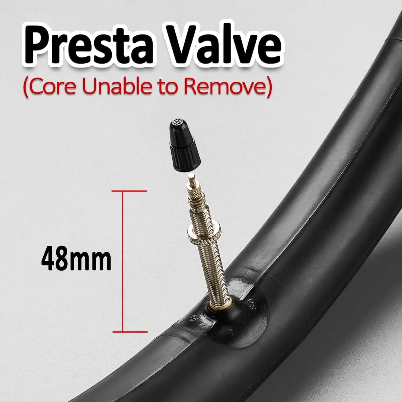 26 Inch Mountain Bike Tire Inner Tube 26 x 1.75 1.85 1.9 1.95 2.0 2.1 2.125 2.2 2.25 2.3 2.35 2.4 4.0 Presta 48mm Schrader Valve 32mm, Heavy Duty Butyl Rubber 26in MTB Bicycle Tube Replacement 2 Pack