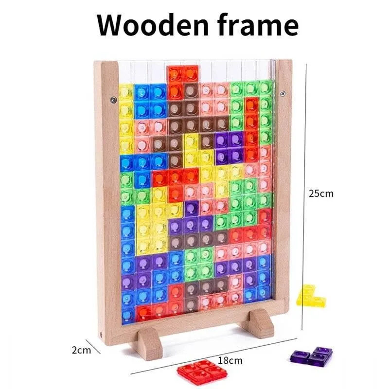 3D Educational Math Puzzle Toy - Colorful Learning Game