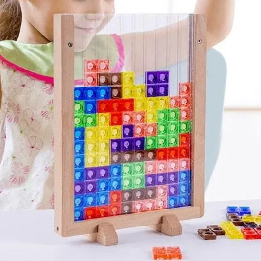 3D Educational Math Puzzle Toy - Colorful Learning Game