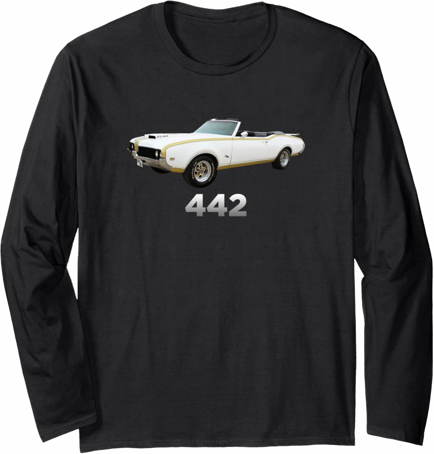 442 Oldsmobile Cutlass Classic Car Show 1970 1971 1972 Long Sleeve T-Shirt
