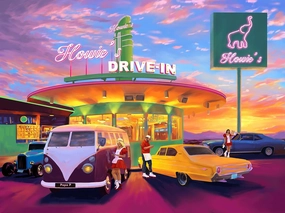 48 Large Piece Puzzles for Seniors - Dementia Activities for Seniors, Alzheimers Products for Elderly, Jigsaw Puzzles for Seniors | Easy, Big Piece, Colorful Imagery, Howie's Drive-in