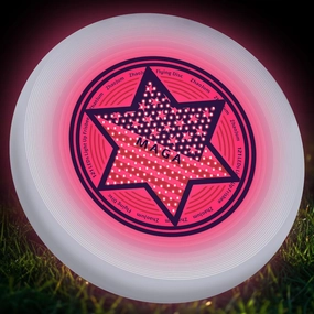 49LEDs Flying Disc with 16 Million Color RGB, 3 Modes Rechargeable Waterproof 175g, Cool Sports and Outdoors for Parks/Camping/Beach/Backyards,Easter & Birthday Gifts for Teens/Kids/Adults