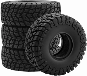 4Pcs 1/10 RC Crawler Tires Crawling Tires Parts for Remote Control Model Cars