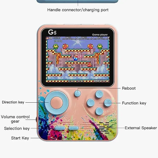 500 Games Mini Handheld Retro Portable Video Game Console
