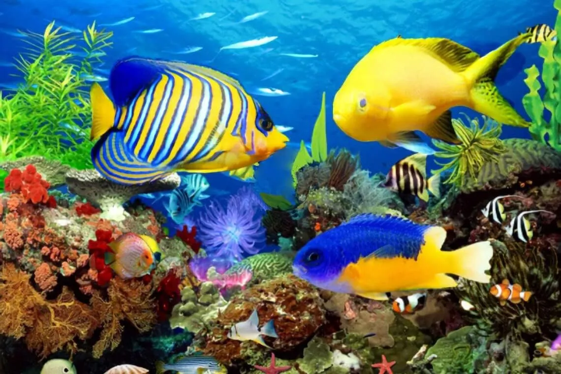 500 Pieces Jigsaw Puzzle for Adults Teens Kids, Mellow Yellow Fish Wood Jigsaw Puzzle, Brain Challenge Educational Game Relaxation Family Activities Decoration Puzzle