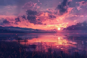 500 Pieces of Modern Art Jigsaw Puzzle - Lake View - Heavy Jigsaw Puzzle - a Family Activity That Challenges The Natural Scenery Ideal Gift and Home Decor Challenging Puzzle Experience