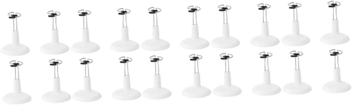 5sets 4-5 Inch Doll Display Case Action Figure Stands Bear Stands Creative Storage Rack 4pcs*5