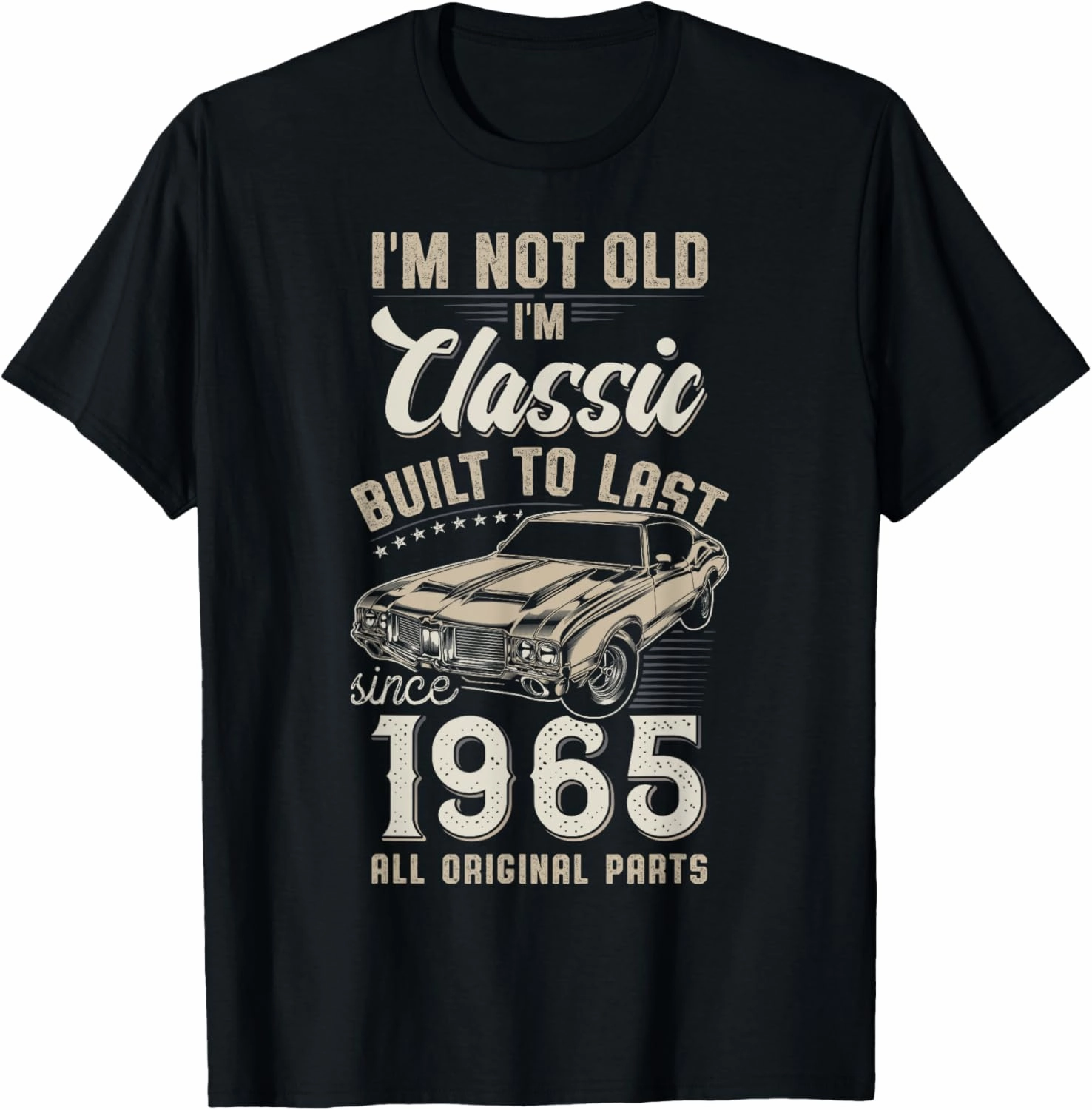 60th Birthday Born in 1965 Classic Car T-Shirt