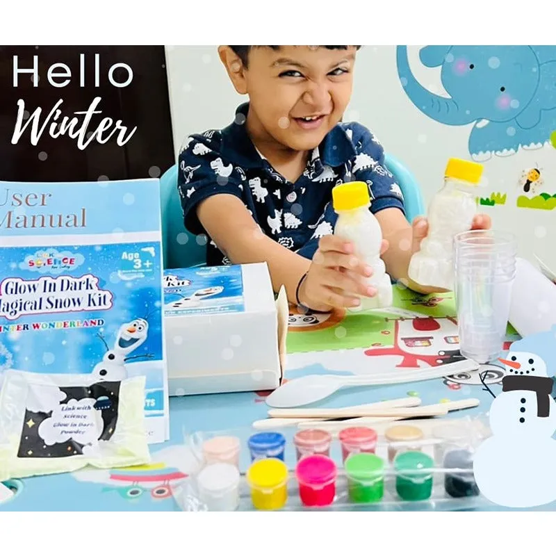 68 Pieces DIY Ultimate Combo of Snow and Slime Kit - Pack of 3 (5-12 Years)