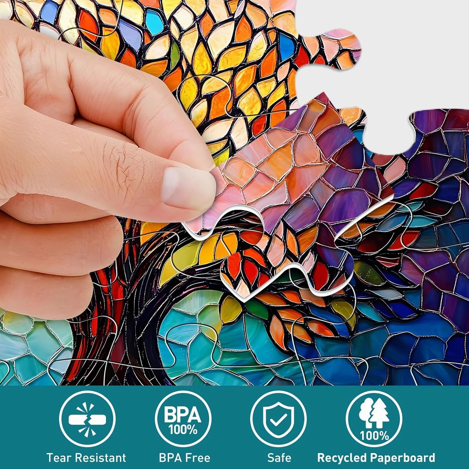 6 Packs 16 Large Piece Puzzle for Seniors Puzzle Dementia Alzheimer's Products Activities for Elderly Adults,Easy Puzzle Alzheimer’s Cognitive Game Gift for Patient in Nursing Home, 6 Storage Bags