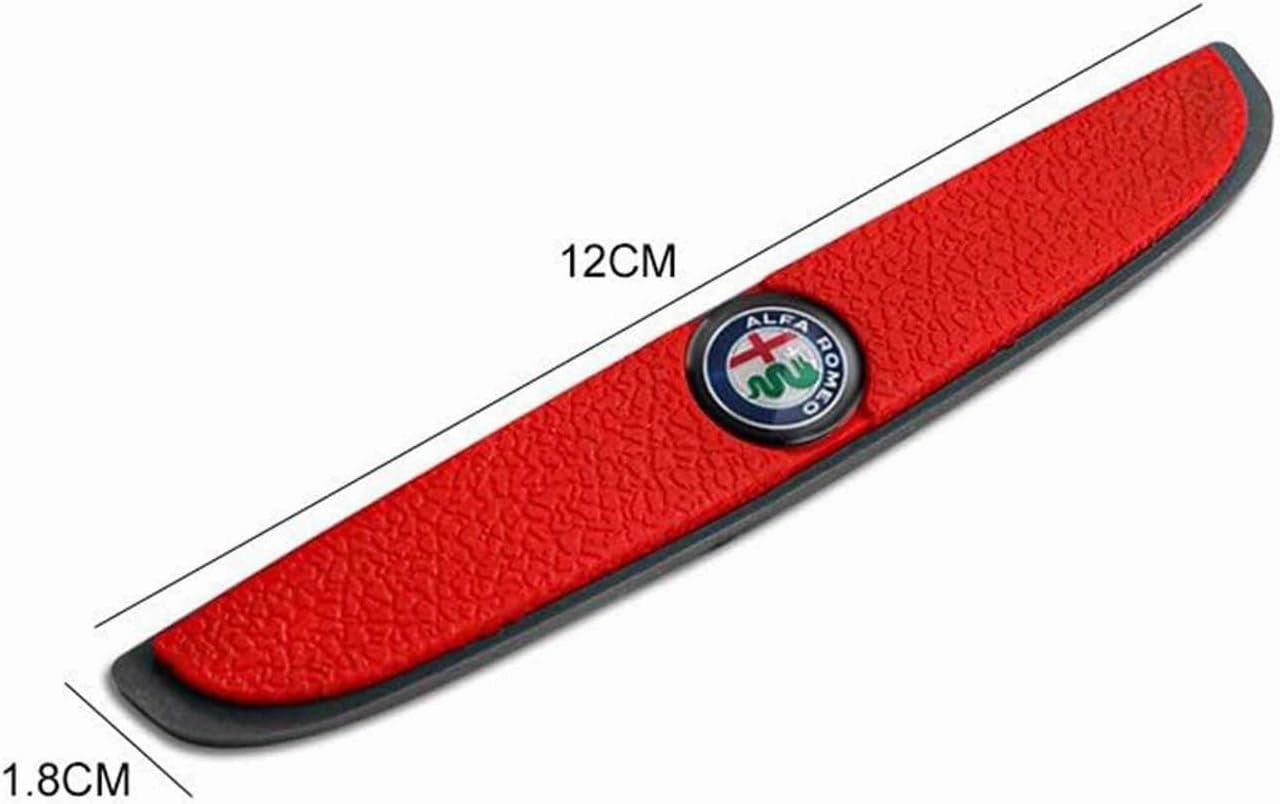 6PCS Car Door Edge Guard Protectors,Car Door Edge Guards,for Alfa Romeo 159 Giulietta Giulia 147 156 Mito,Vehicle Side Door Self-Adhesive Anti-Scratch Strips,Car Door Trim Accessories