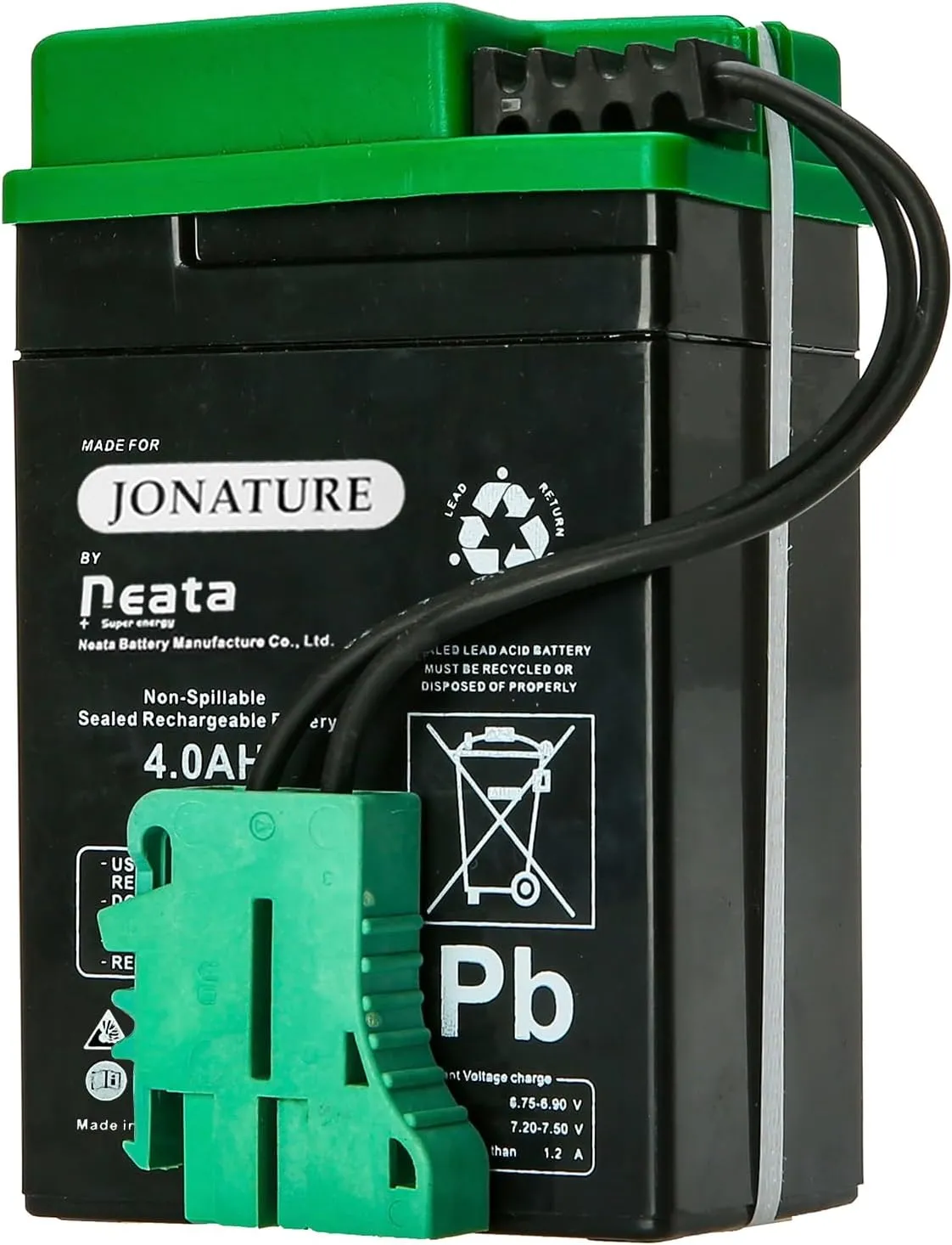 6V Battery for Peg Perego Lil Tractor and Trailer/for Santa Fe Train Children Ride on Car (6V 4AH)