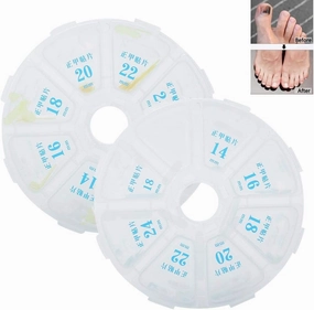 70pcs/box Toenail Correction Patch, Professional Ingrown Pedicure Foot Care Patch Portable Paronychia Corrector Ingrown Toe Nail Patch for Toenail Correction (Color : #2)