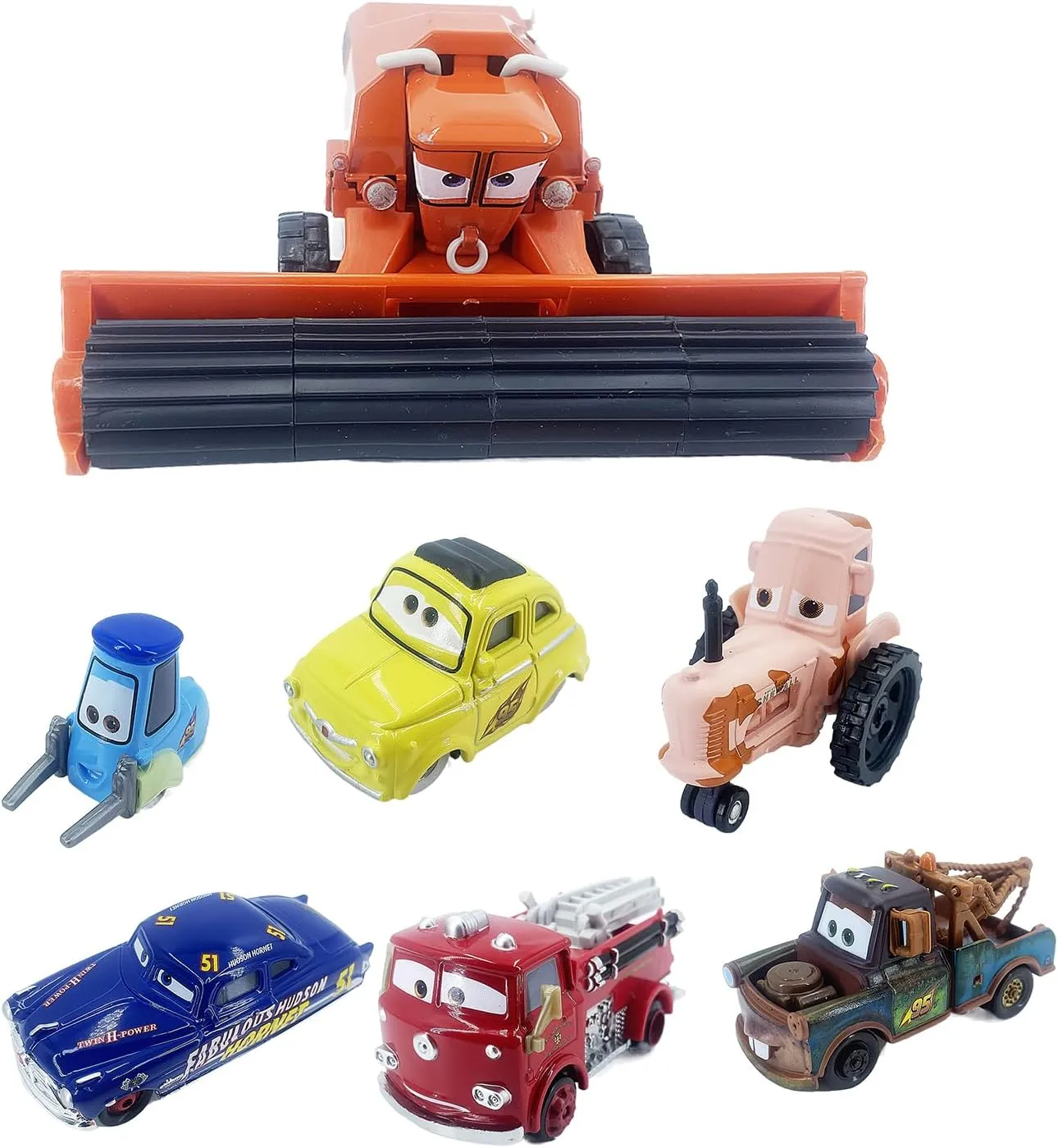 7PCS Diecast Alloy Toys Combo Boys Kids Toy Car 1:55 Diecast Model Vehical Children Birthday Car Toys