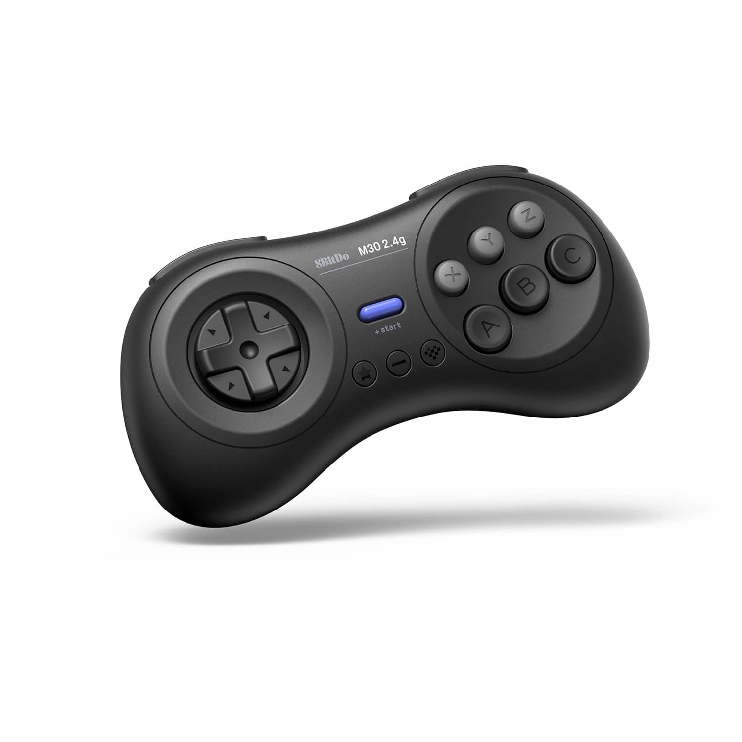 8Bitdo M30 2.4G Wireless Gamepad for the Original Sega Genesis and Sega Mega Drive - Sega Genesis,Black
