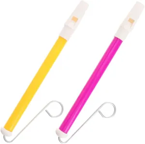 8pcs Boy Girl Slide Whistle Plastic Musical Toys for Boy Girl and Lightweight Whistles for Parties and Games for Boys and Girls