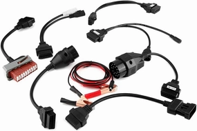 8pcs OBD2 Plastic & Copper Wire Cables Connectors Car Diagnostic Tools for TCS CDP DS150E