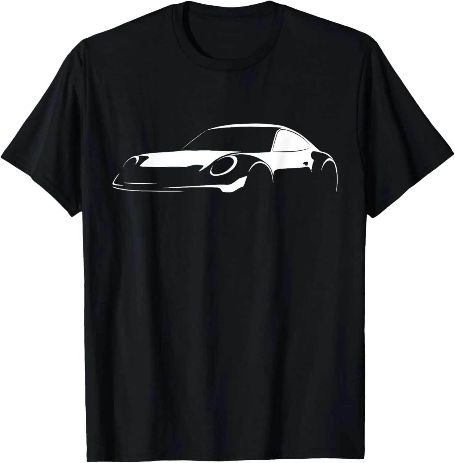 911 Silhouette Retro Car Classic Vintage Light Design Tee T-Shirt