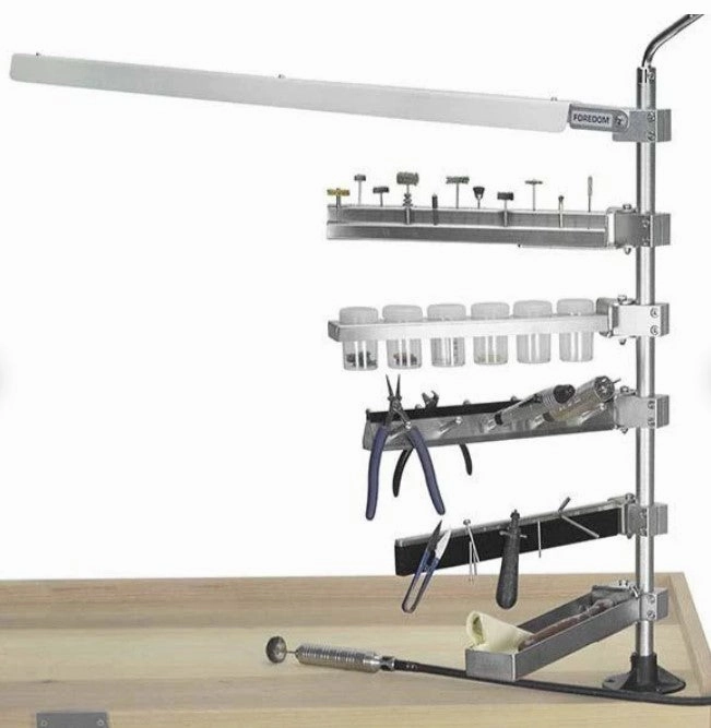 🆕 Foredom® Bur Holder Arm Accessory for Flex Shaft Stand Workbench System