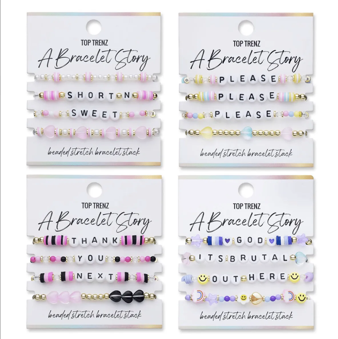A Bracelet Story - Pop Anthem Pack (4 bracelets per card)